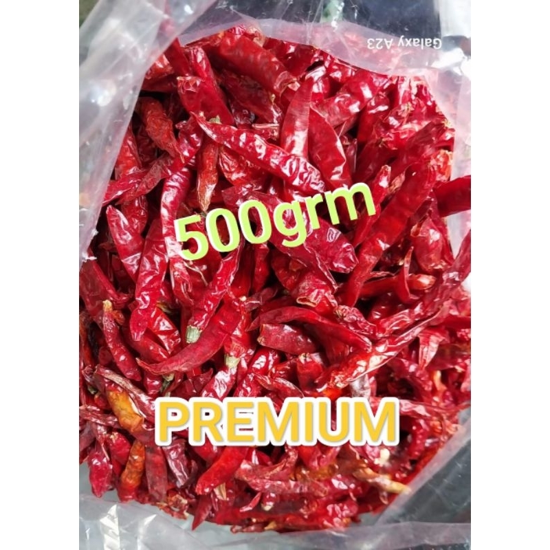 

500 GRAM CABE RAWIT TEJA KERING PREMIUM NO.1 SUPER MERAH SUPER PEDAS MURAH