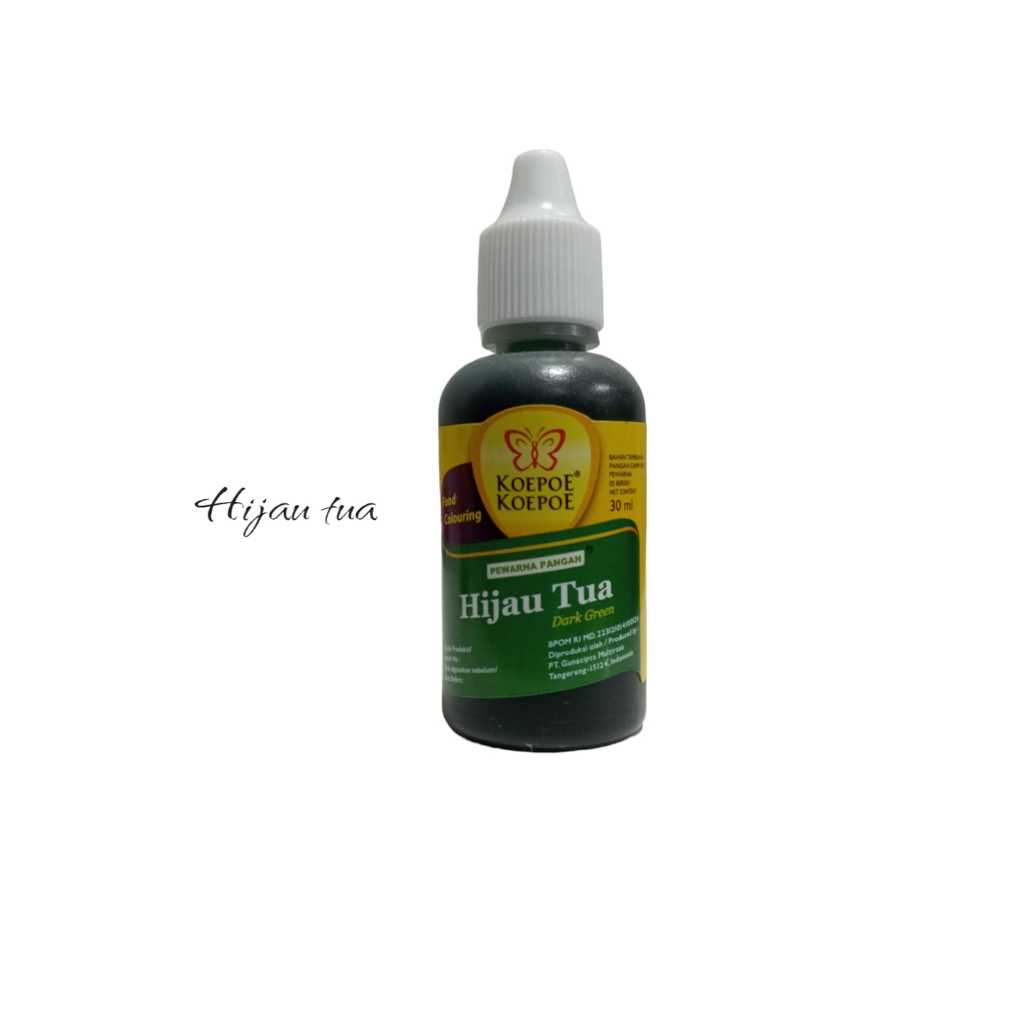 

KOEPOE KOEPOE PEWARNA HIJAU TUA 30 ML