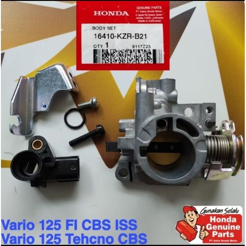 16410KZRB21 Bodyset throttle body only vario 125 techno lama vario 125 non led vario 125 ori AHM