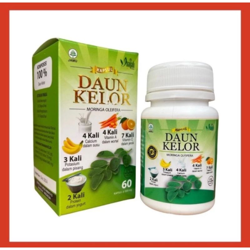 Kapsul Daun Kelor Moringa 60 Kapsul
