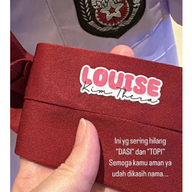 

Sticker baju lucu untuk label nama baju anak