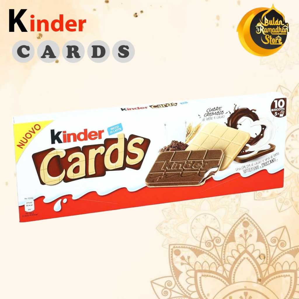 

Kinder Cards Chocolate Biscuit