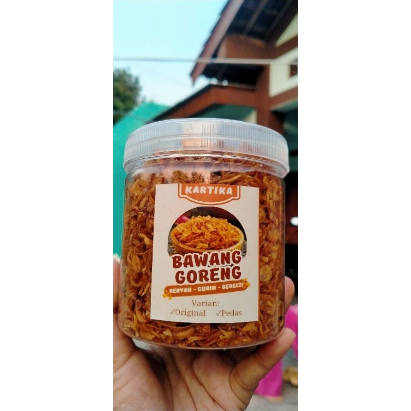 

Bawang Goreng KARTIKA 100% Asli Tanpa Campuran Tepung.