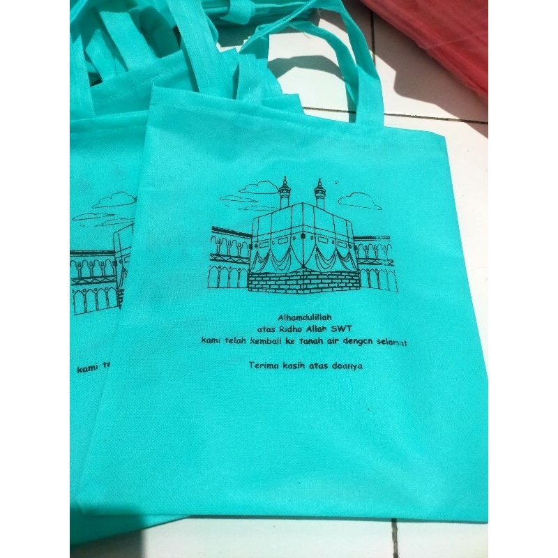 

ready stok tas souvernir umroh haji 3,tas bingkisan umroh 3 UK 25x30