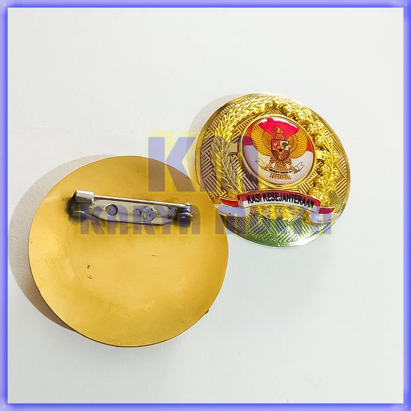 Lencana Pin Kasi Pelayanan Pin Logo Kasi Pelayanan Pengait Magnet Pin Kasi Perangkat Desa - Karya Mu