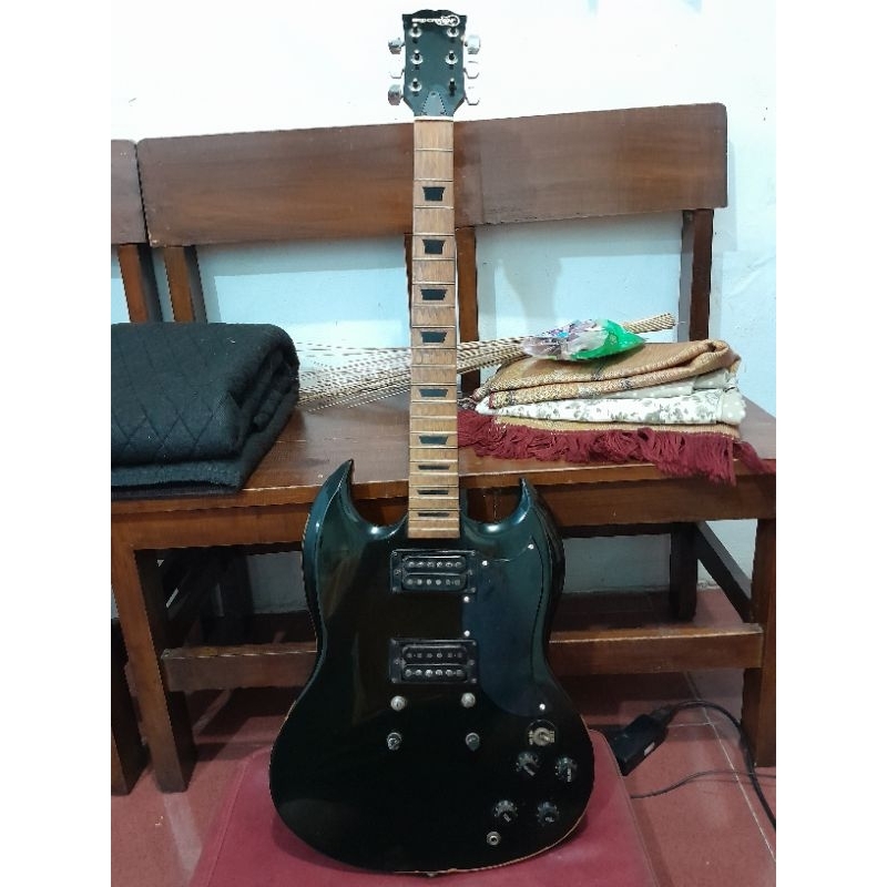 gitar elektrik rockson sg epiphone sg epiphone les paul squier mustang squier stratocaster squier se