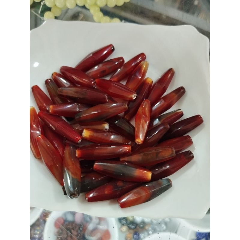 PLAT BATU LAMIANG | LAMIANG KHAS DAYAK | LAMIANG 3±Cm ASLI BATU AKIK MANAU