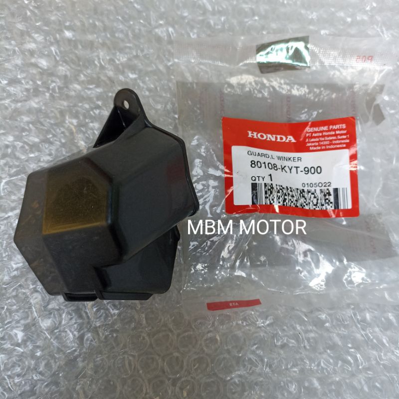 DUDUKAN COVER SEIN SEN BELAKANG KIRI HONDA SCOOPY KARBU CARBU LAMA PERTAMA ORI AHM 80108-KYT-900