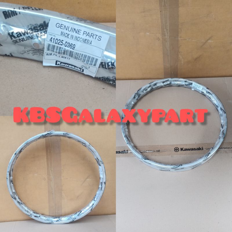 VELG PELEK RODA DEPAN RING 17 KAWASAKI KLX150 KLX 150 ORIGINAL