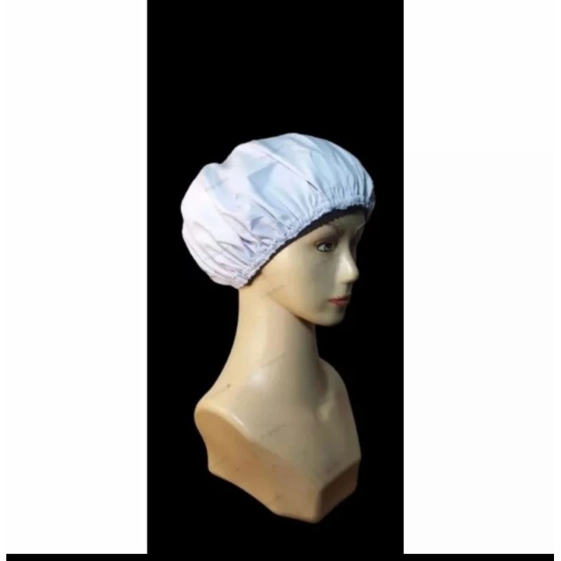 penutup kepala / hair net kain / nurse cap / mop cap