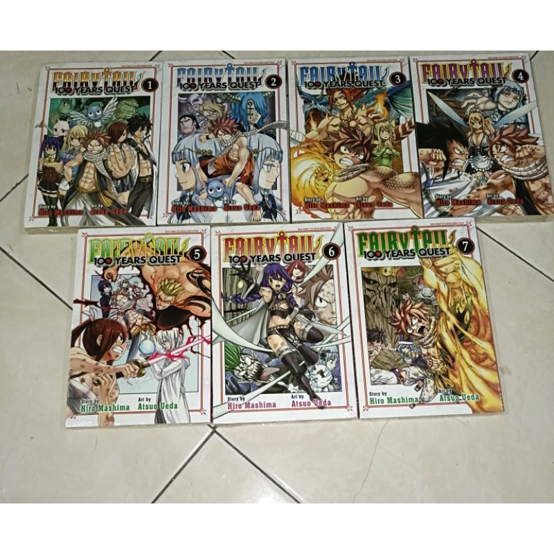 komik fairy tail 100 years quest set vol 1-14 original segel