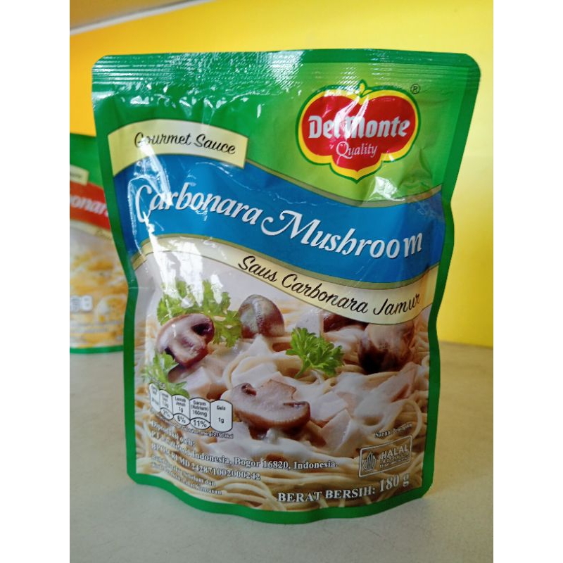 

DELMONTE Saus Carbonara Mushroom 180g