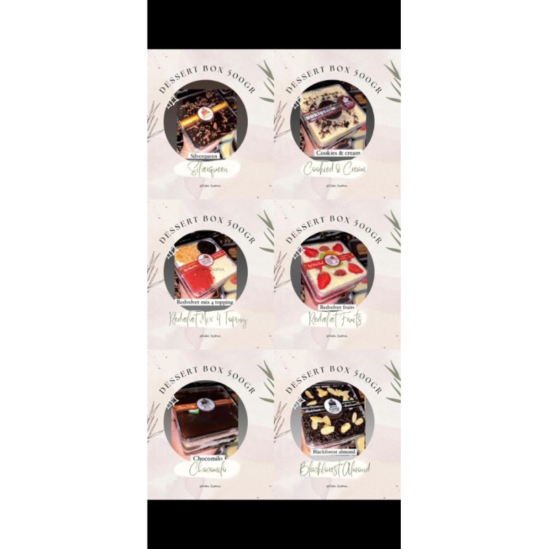 

Dessert Box 500 ML