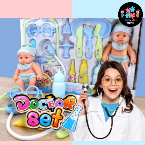 Doctor Set Mainan Anak Dokter Dokteran Ada Boneka Bayi