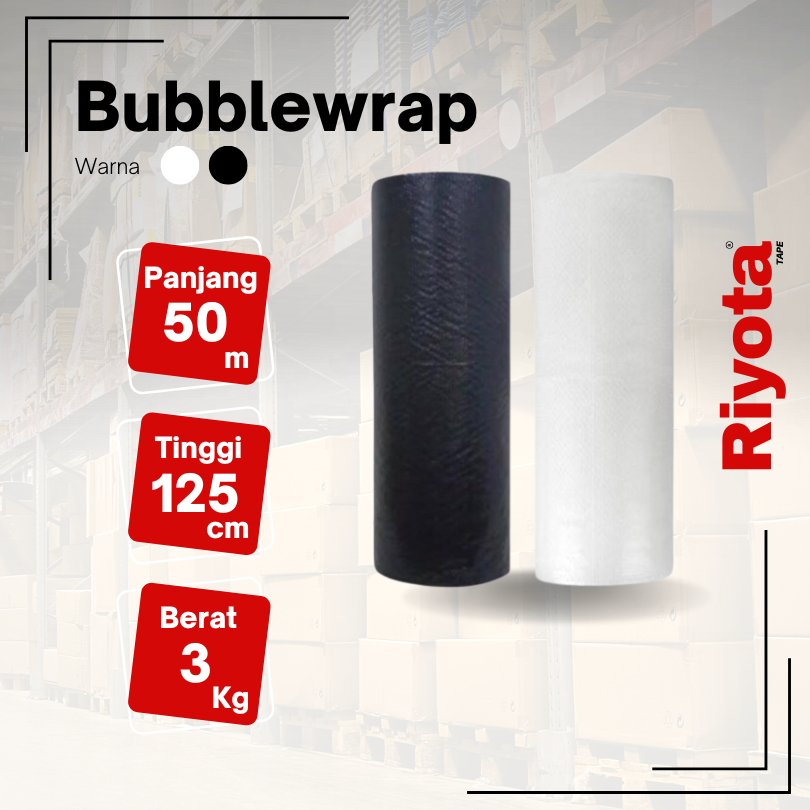 

Bubblewarp Non Core Ekonomis 125cm x 50m x 2,4kg