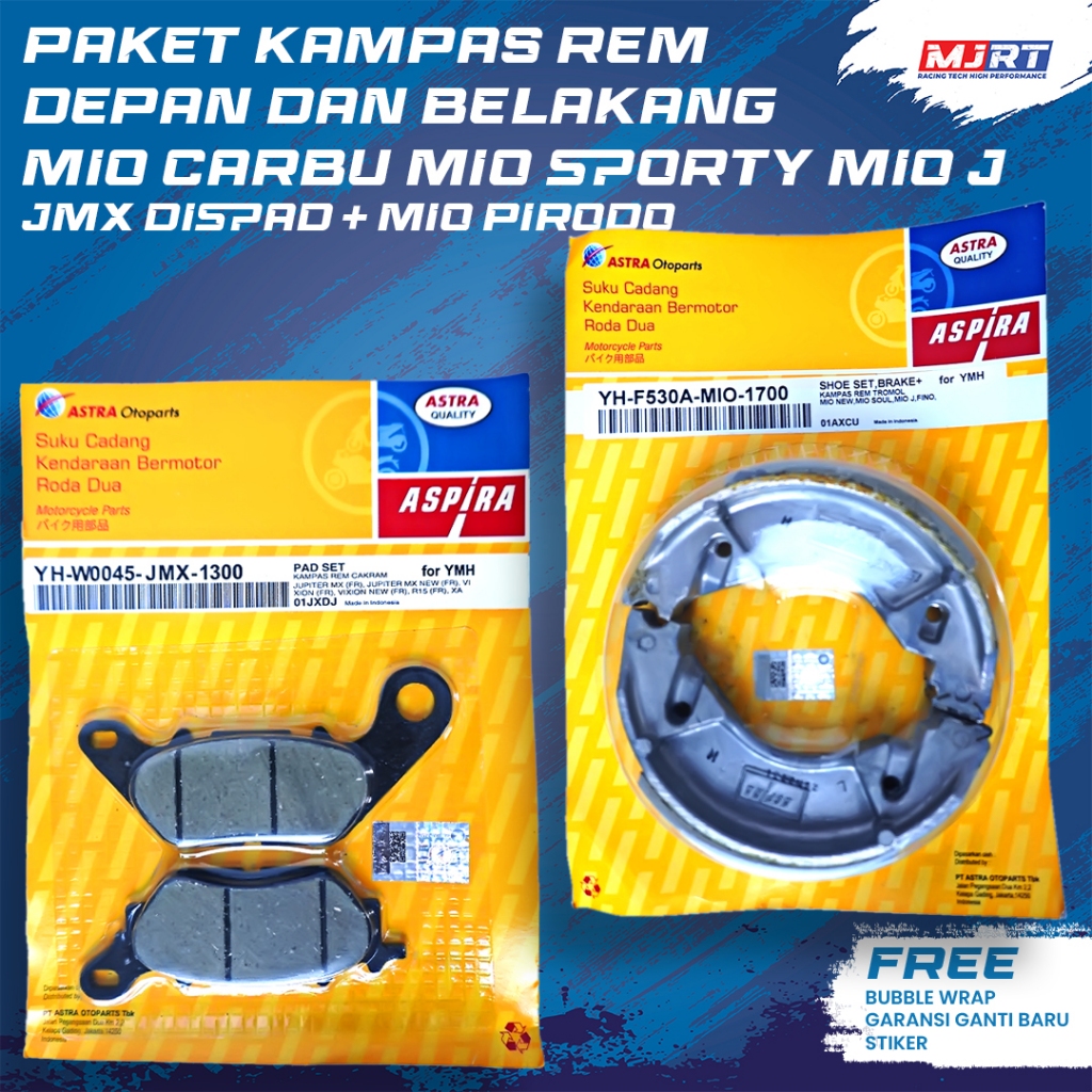 KAMPAS REM BELAKANG KAMPAS REM DEPAN MIO SPORTY MIO CARBU NMAX MIO J X RIDE MIO M3 MIO Z FINO  ORIGI