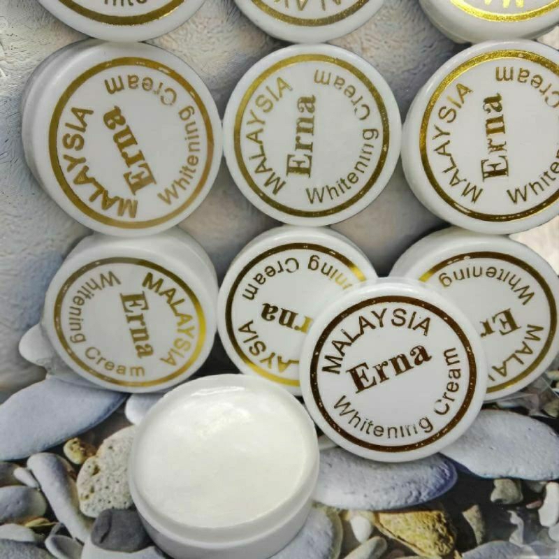 Erna Malaysia Cream Siang & Malam Whitening Original 12 Pcs