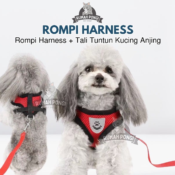 Rompi Kucing Tali Tali Anjing Kelinci Pengikat Reflektif Harness Kucing Murah