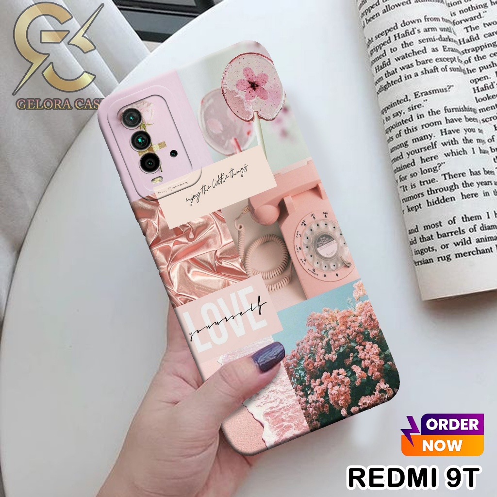 Case Xiaomi Redmi 9T - geloracase - Casing Redmi 9T - Motif case aesthetic - Xiaomi - Softcase Redmi