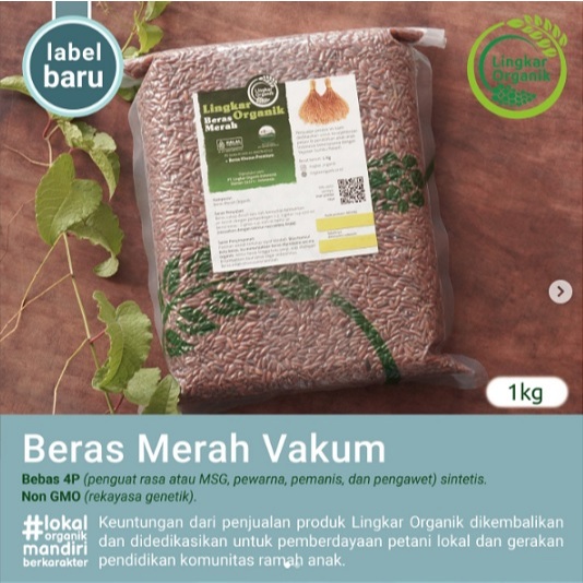 

Lingkar Organik Beras Merah Organik 1kg