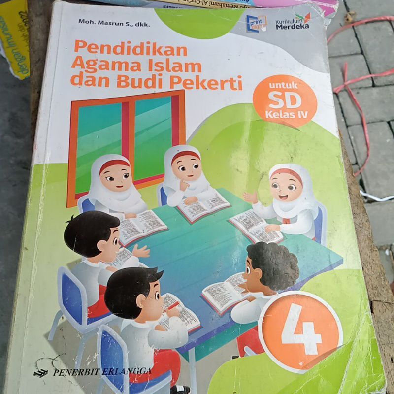 buku agama Islam kelas 4 penerbit Erlangga