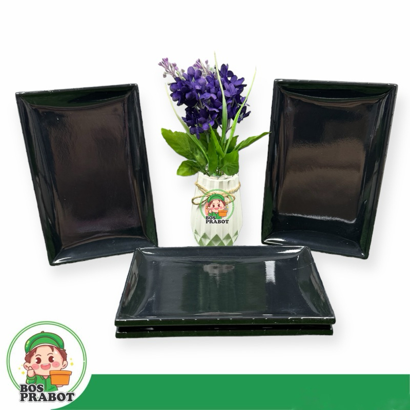 6 PCS PIRING SUSHI MELAMIN / PIRING MELAMIN KOTAK / PIRING JEPANG MELAMIN / PIRING GYOZA MELAMIN / P