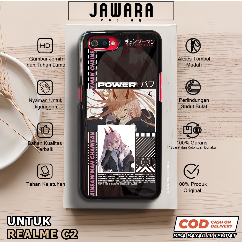 Case Realme C2 Casing Realme C2 [CHSW] Premium Case Glossy Case Hp Realme Jawara Casing Hp Realme C2