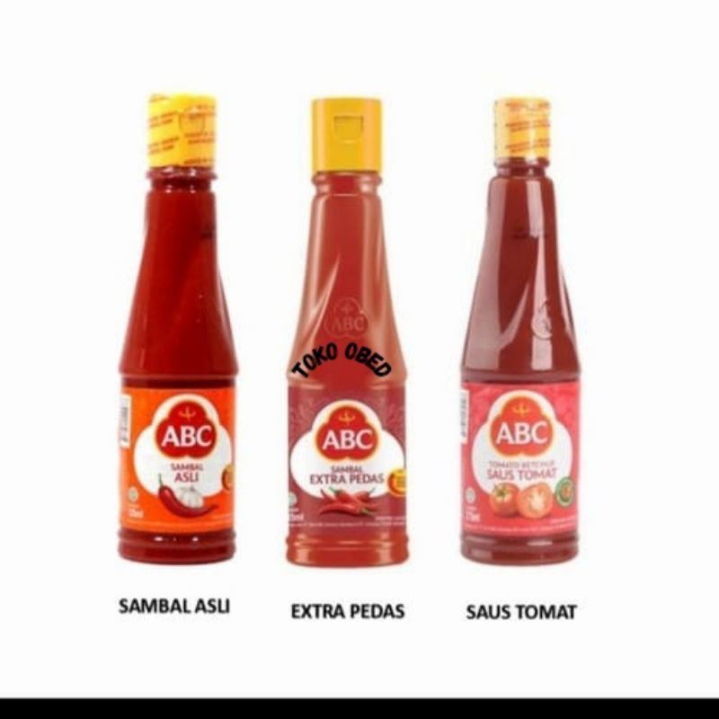 

ABC Sambal Tersedia 3 varian 135 ml