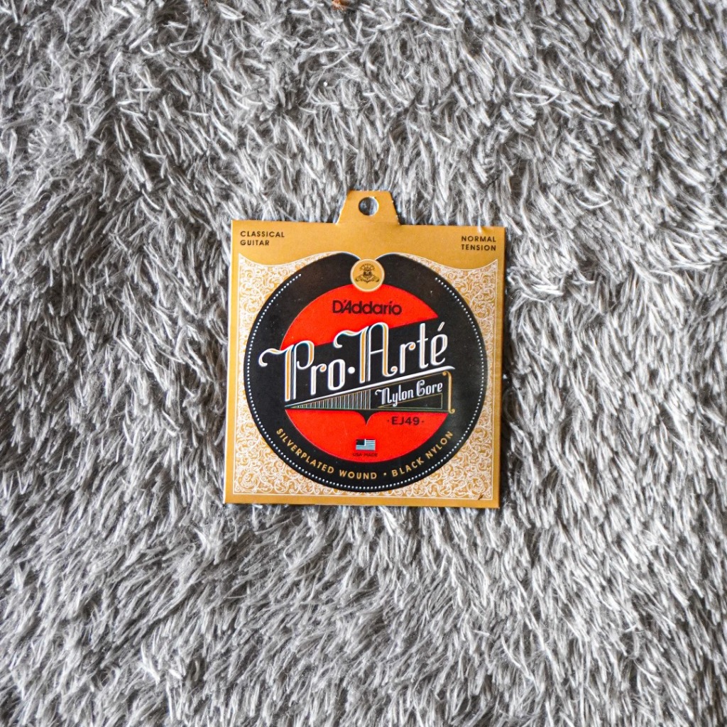 Senar Gitar Klasik Pro Arte EJ49 Black Nylon Nilon hitam