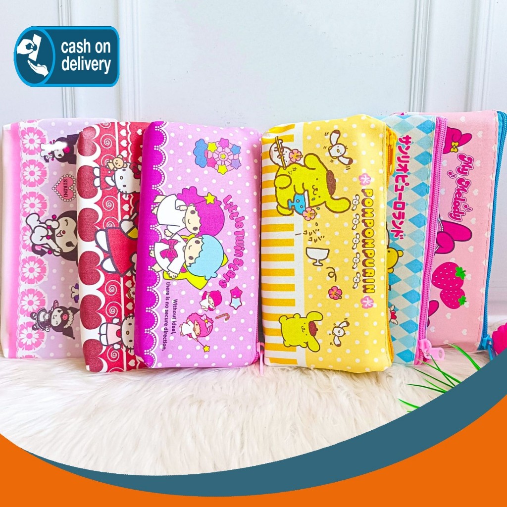 

KOTAK PENSIL GEPENG SANRIO PENCIL CASE TEPAK LUCU UNIK IMUT ALAT TULIS KANTOR SEKOLAH MURAH TERMURAH COD