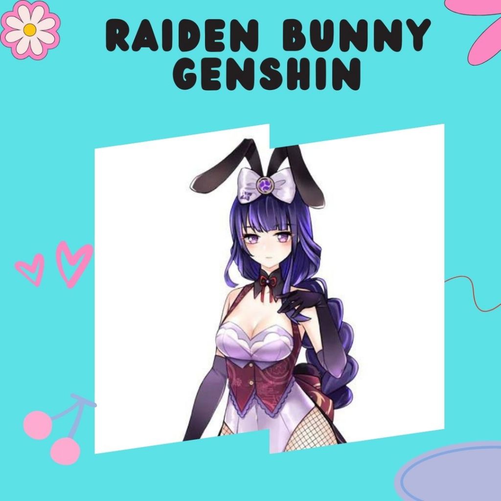 Rent Raiden Shogun Bunny Genshin Cosplay