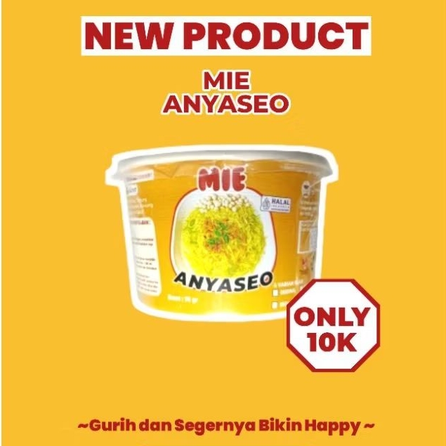 

MIE ANYASEO | Mie Instant | Mie Instant Cup | Mie Instant pack