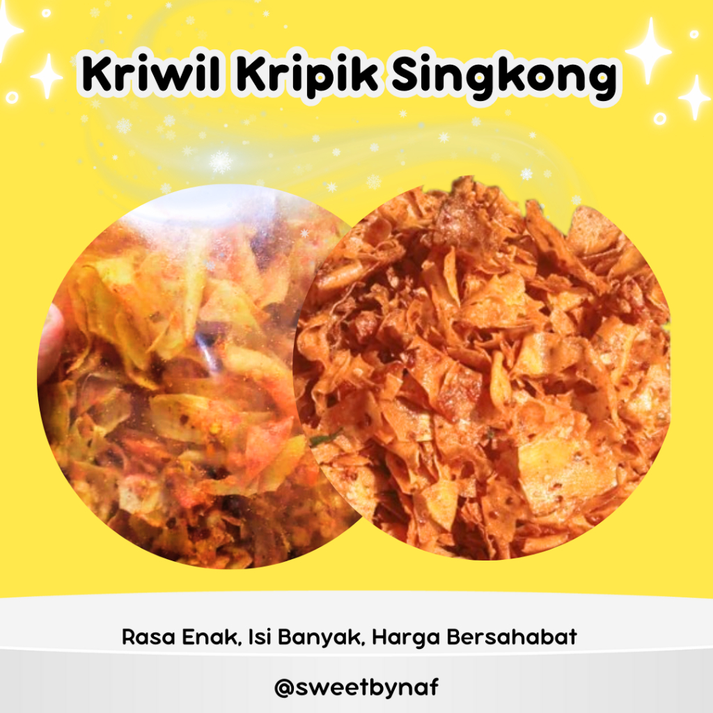 

Cemilan Kriwil Singkong/ Kripik Singkong Pedas/ Cemilan Enak Murah