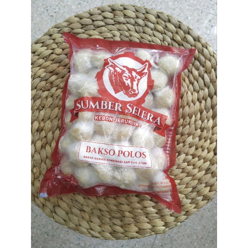 

Bakso Sumber Selera Bakso Polos Isi 50/650gr
