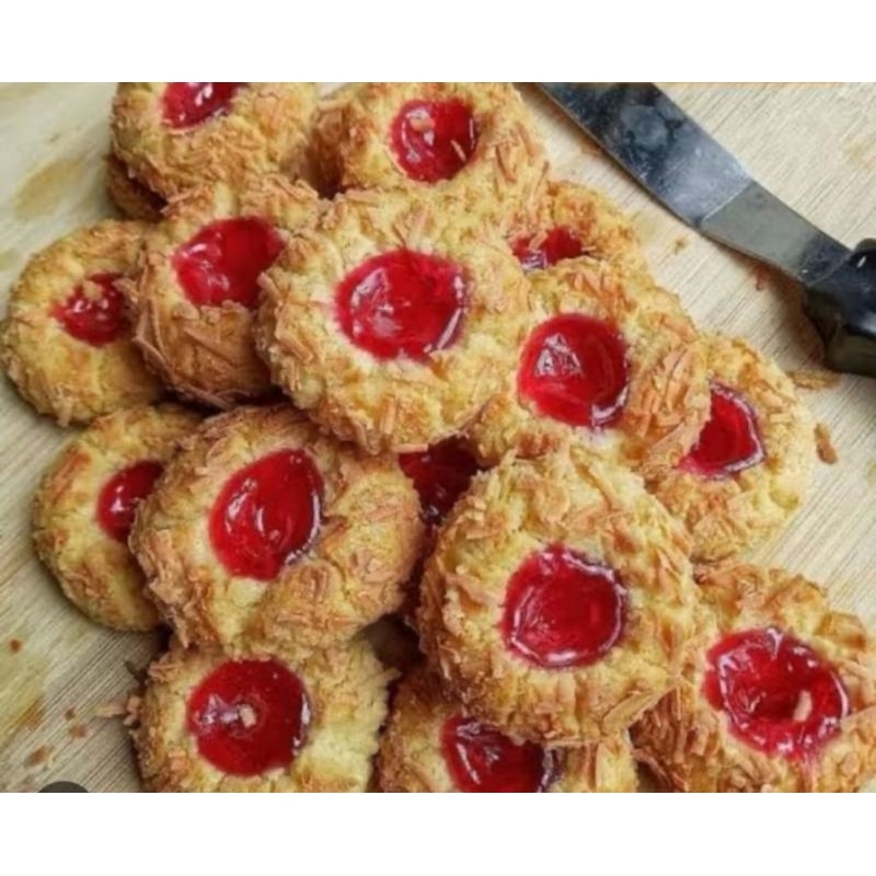 

KUE THUMBPRINT STROBERI toples 600ml