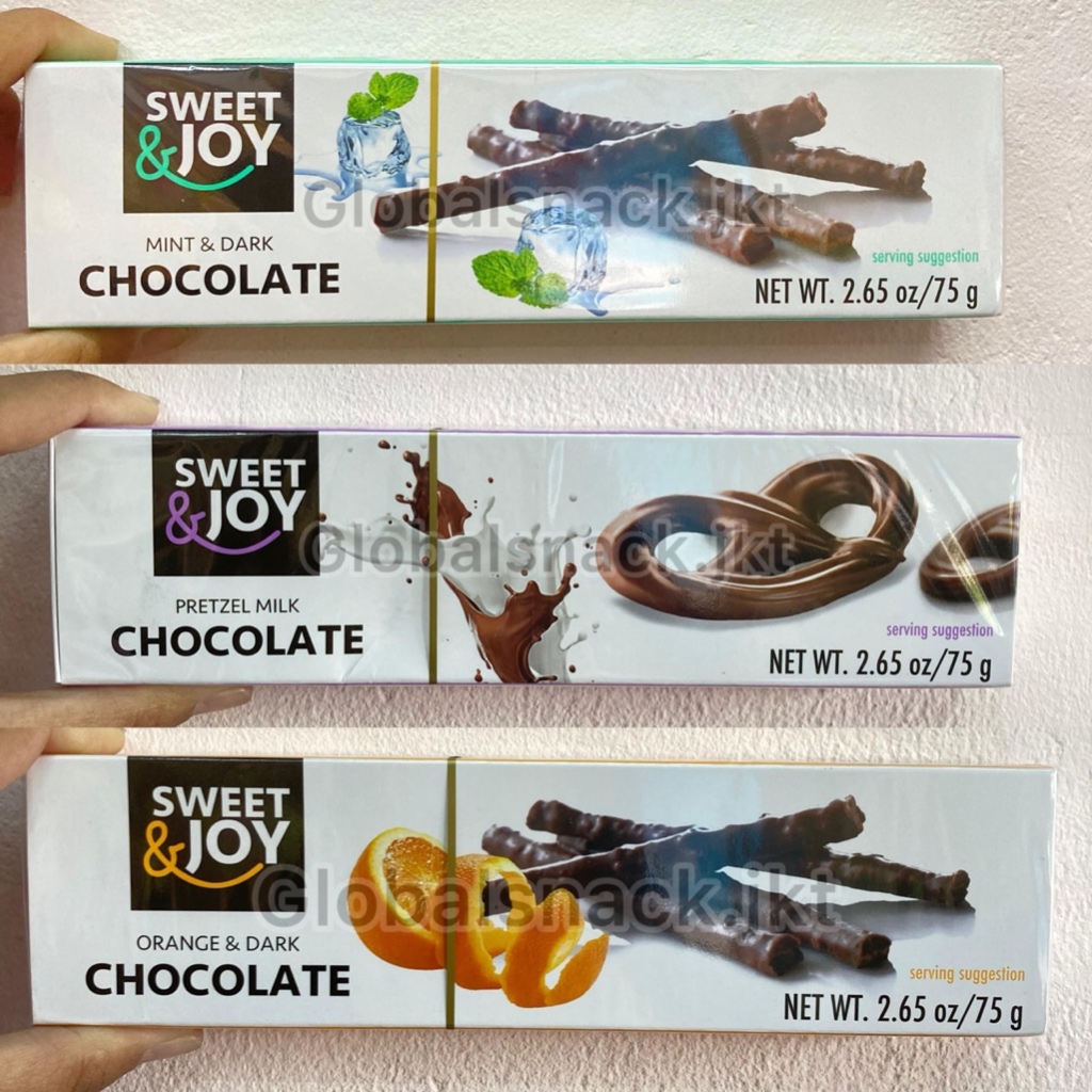 

SWEET&JOY PRETZEL MILK CHOCOLATE / ORANGE & DARK