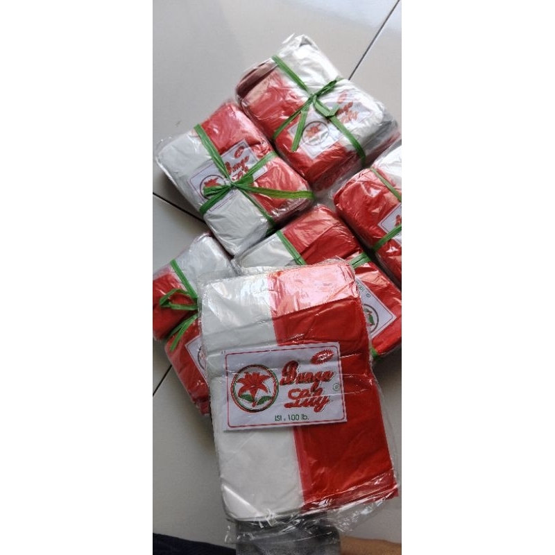 Bendera Bunga Lyly Bendera Indonesia Bendera Plastik HUT Dirgahayu Indonesia