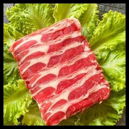 

US sliced beef ekonomis 500 gr / Daging Sapi Slice Yoshinoya Yakiniku / Shortplate Beef Slice