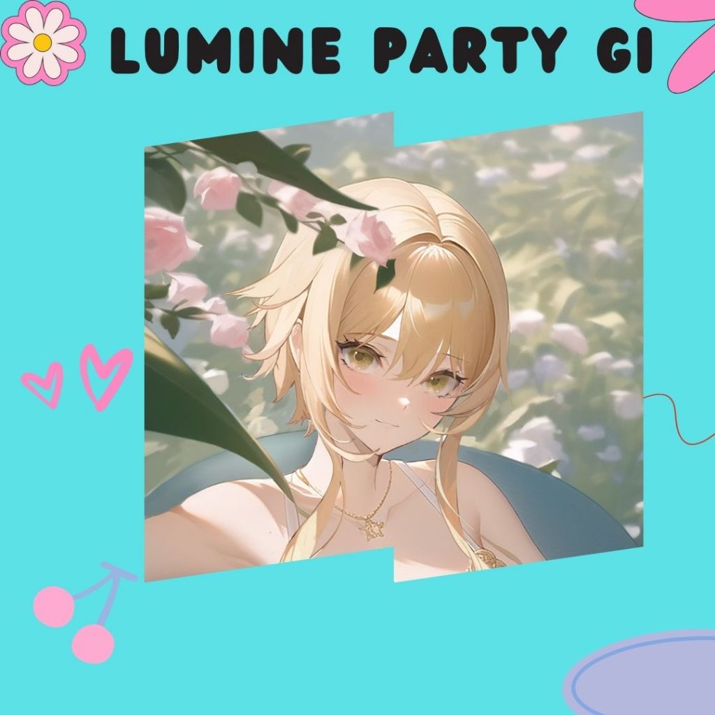 Rent Lumine Party Genshin Cosplay