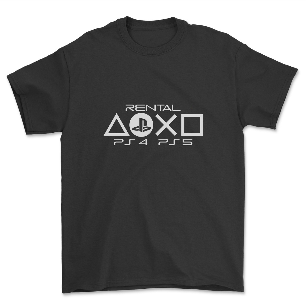 Baju Kaos RENTAL AOXO PS4 PS5 - Kaos Playstation Pria KAOS KAGE