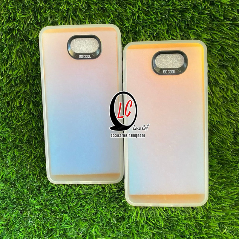 SOFT CASE IMD HYBRID SILVER GLOSSY SAMSUNG J5 PRIME COLOUR PLATE HOLOGRAM POLOS FULL COVER