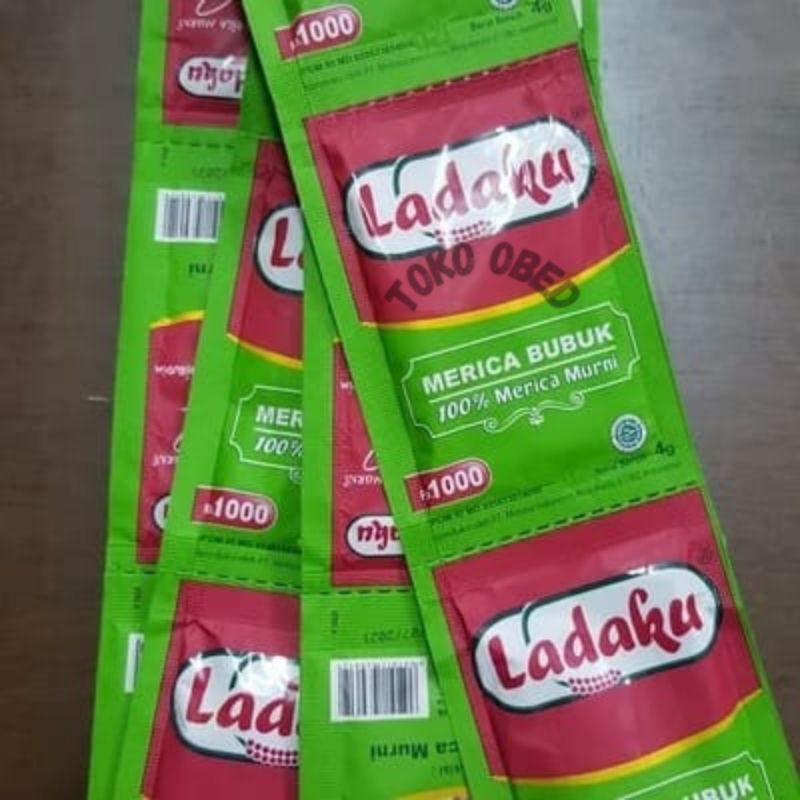 

Ladaku Merica Bubuk 1 Renceng isi 12 sachet @4 gr