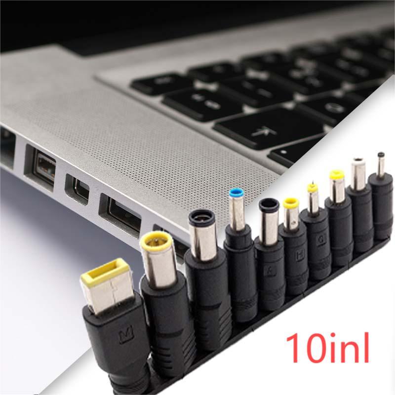 Adaptor Charger Laptop Universal Jack Dc 5.5mmx2.1mm Dengan 10-In-1 Adaptor Komputer