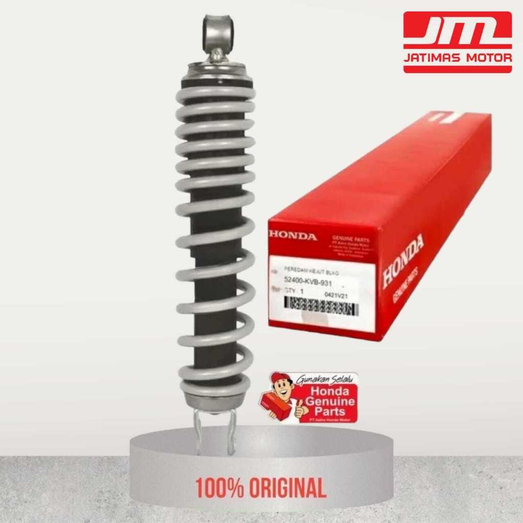 52400-KVB-931 Shock Beker Belakang Beat Scoopy Spacy Vario 110 CW Techno Karbu Per Silver