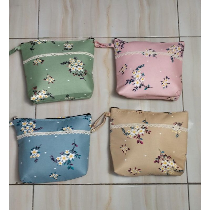 Mukena Katun Mikro Bunga Melati Renda Besar