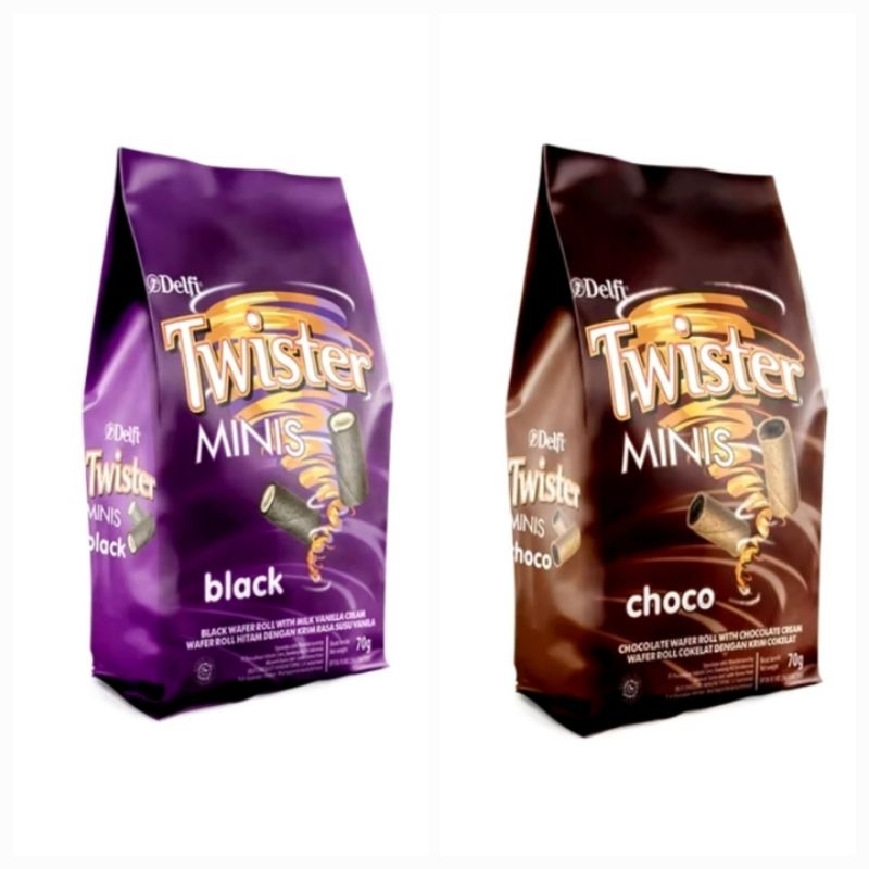 delfi twister minis choco black vanilla