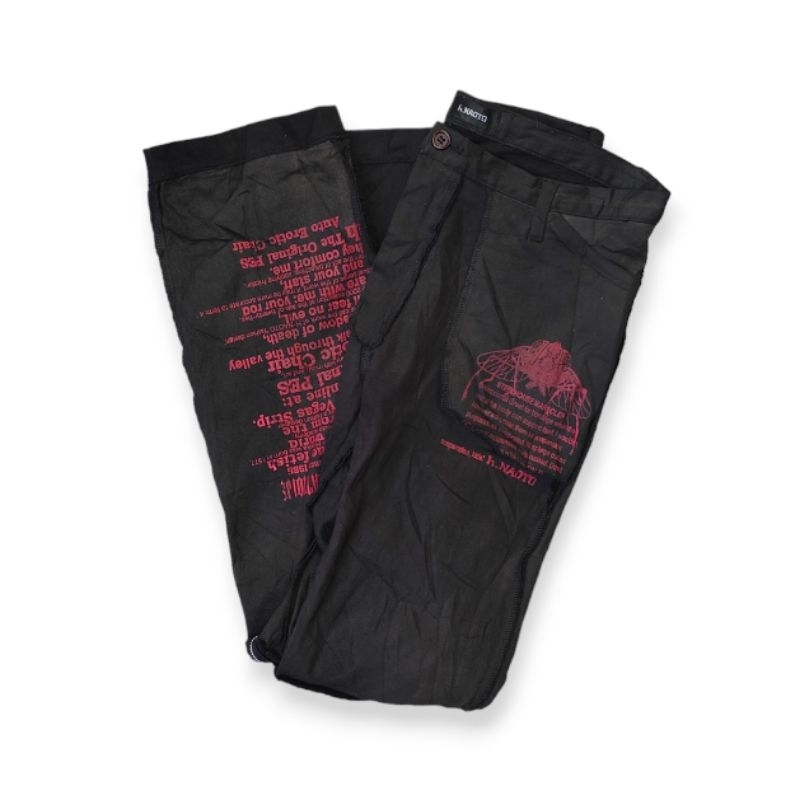 H. Naoto Anarchy Japanese Brand y2k Punk 2-Way Pants