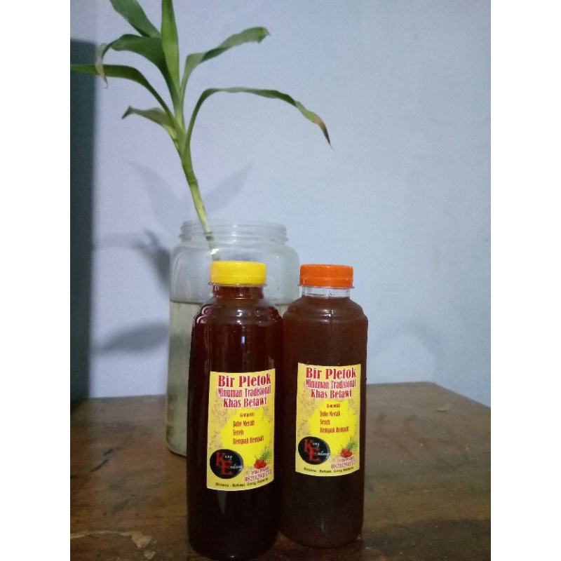 

bir pletok jahe merah minuman khas betawi