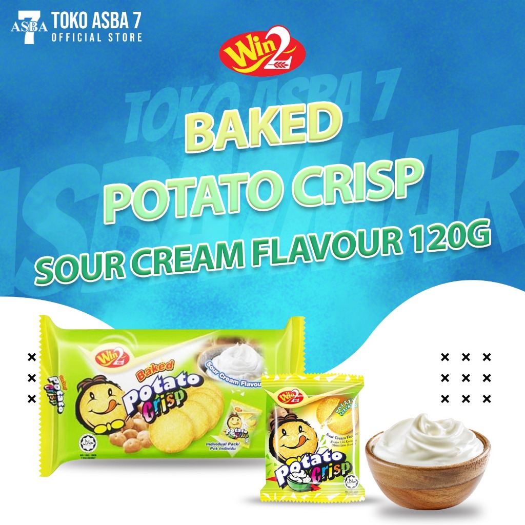 

WIN2 BAKED POTATO SOUR CREAM FLAVOUR 120G