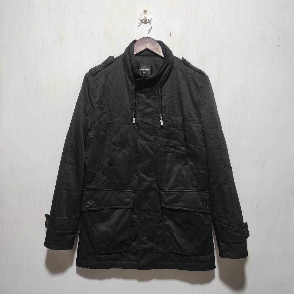 Mind Bridge Parka Jacket  Size : L jaket parka pria hitam